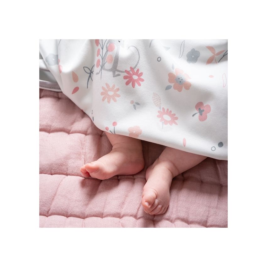 Snap The Moment - Foto Meilenstein Decke Rosy White  (deutsche Version)