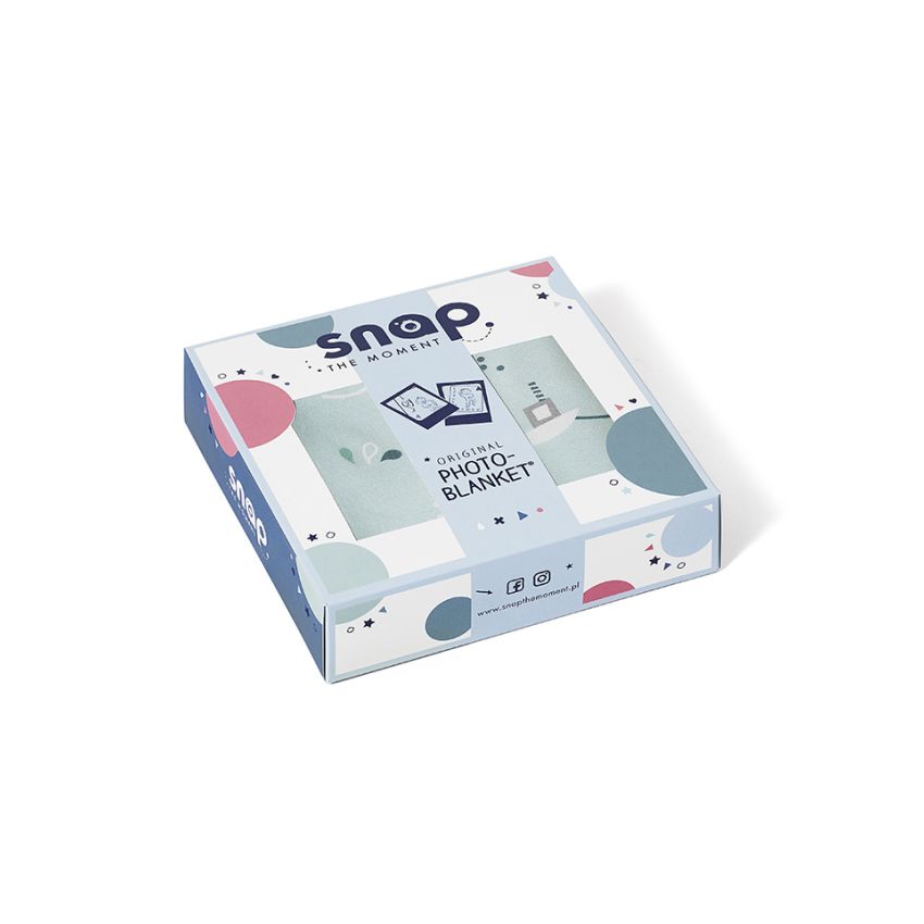 Snap The Moment - Foto Meilenstein Decke Aqua Marine  (deutsche Version)