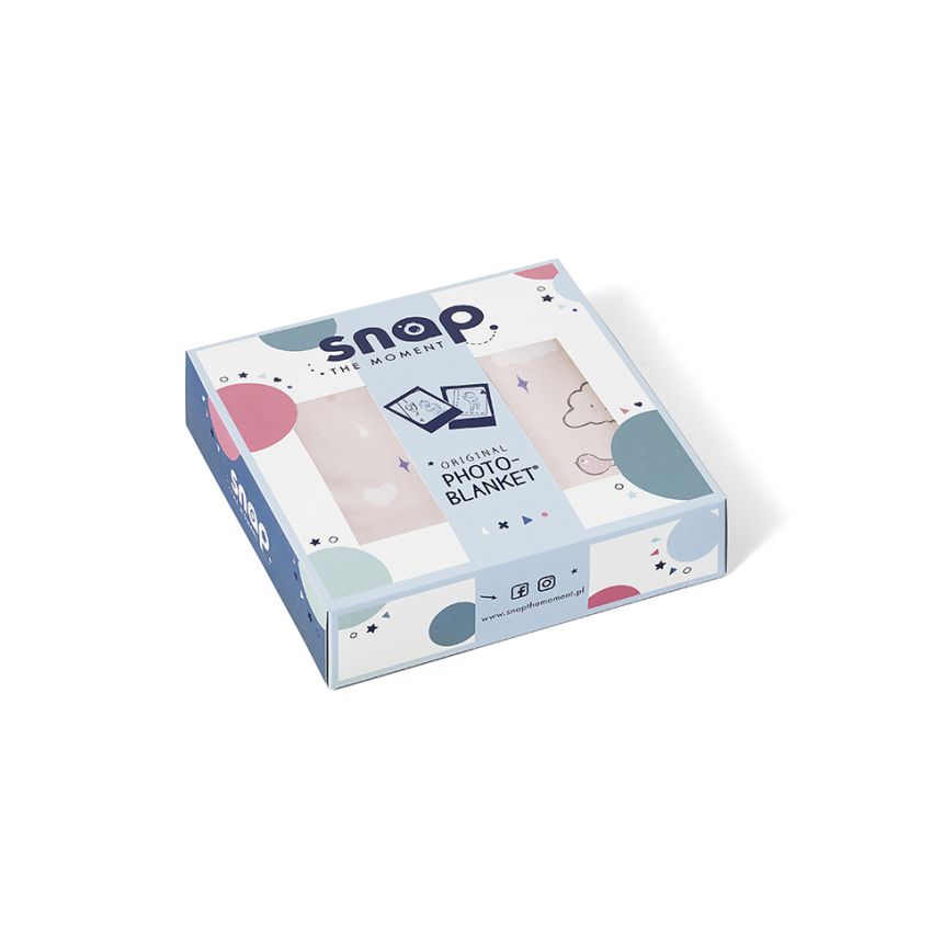 Snap The Moment - Foto Meilenstein Decke Dusty Pink (deutsche Version)