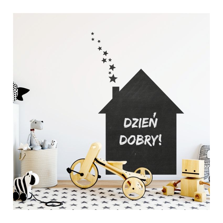 YokoDesign - Kreidetafel Folie Häuschen