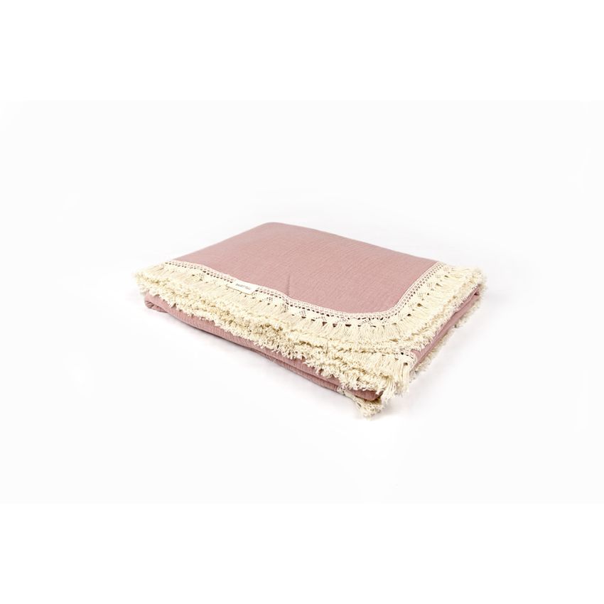 Mrs Ertha - Muslin Decke Shilo Blush