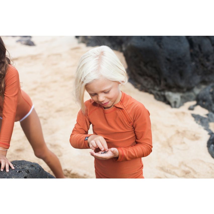 Beach & Bandits - UV Badeshirt Ribbed Earth