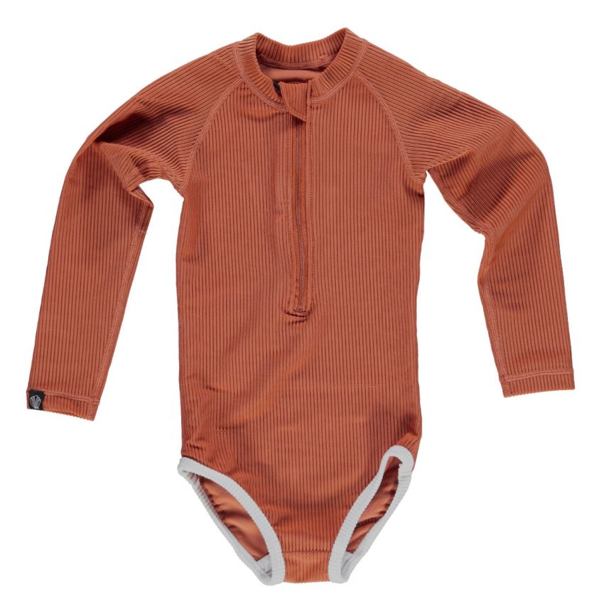 Beach & Bandits - UV Badeanzug Ribbed Earth