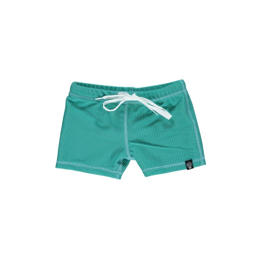 Beach & Bandits - UV Badeshorts Ribbed Lagune Green