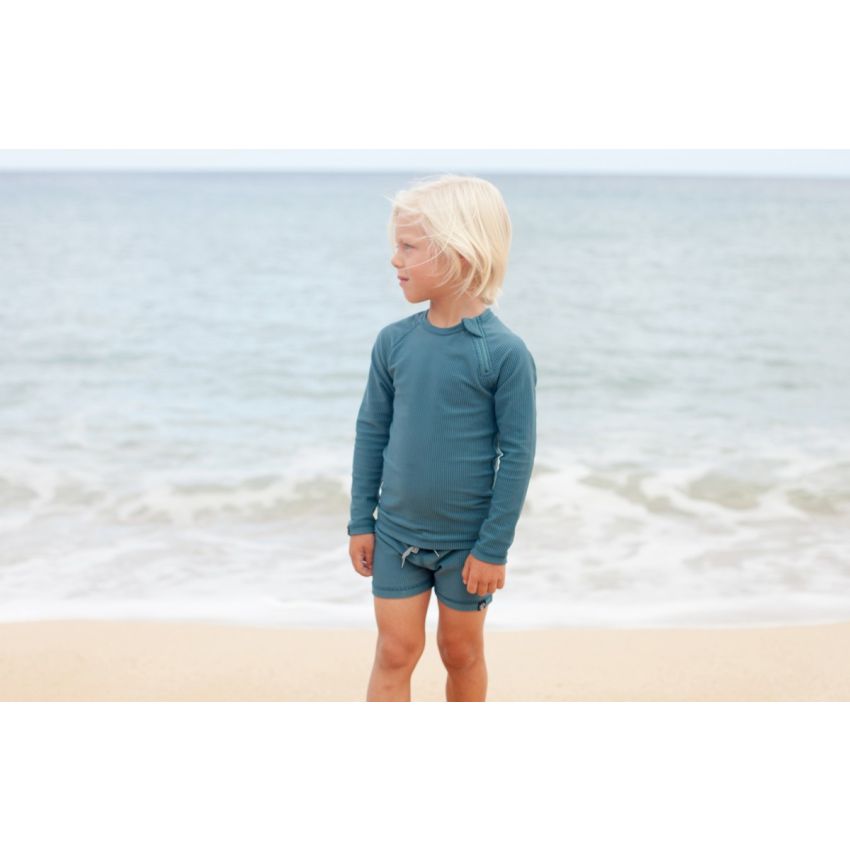 Beach & Bandits - UV Badeshorts Ribbed Ocean