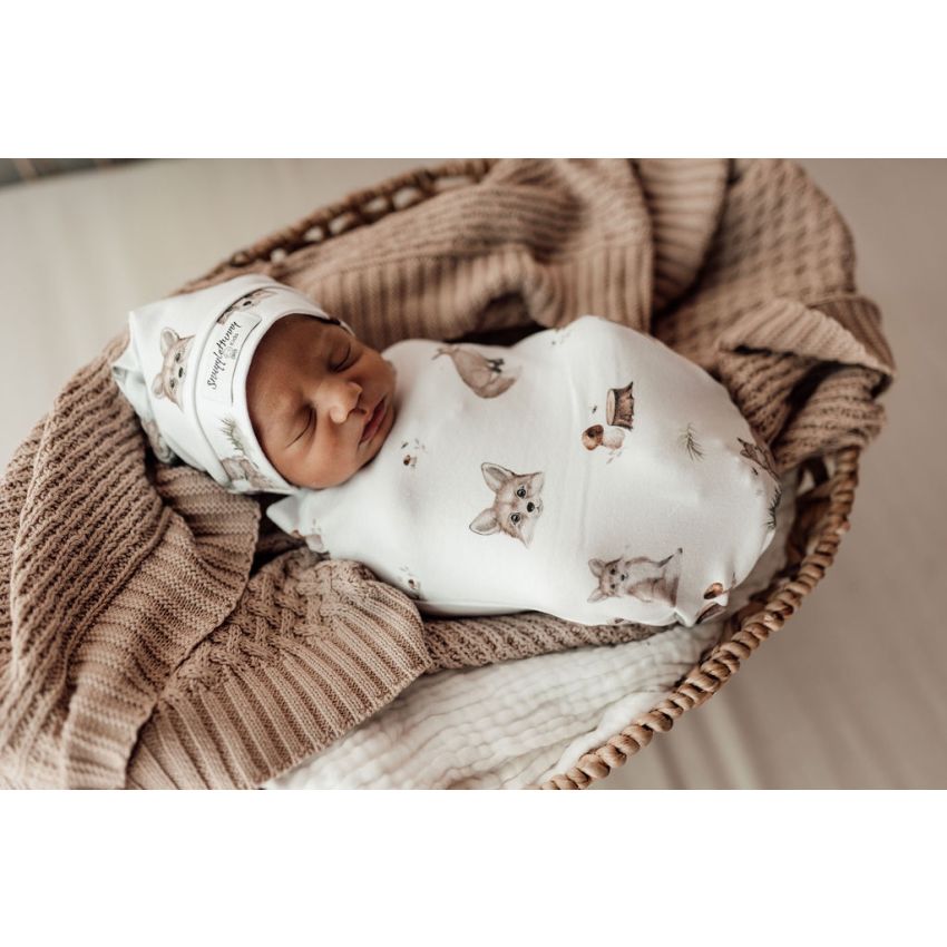 Snuggle Hunny - Fox Snuggle Puck- Sack mit Beanie