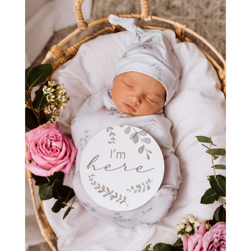 Snuggle Hunny - Silver Gum Snuggle Puck- Sack mit Beanie