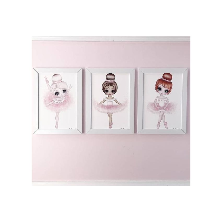 Isla Dream Prints - Poster Ariana Ballerina braun
