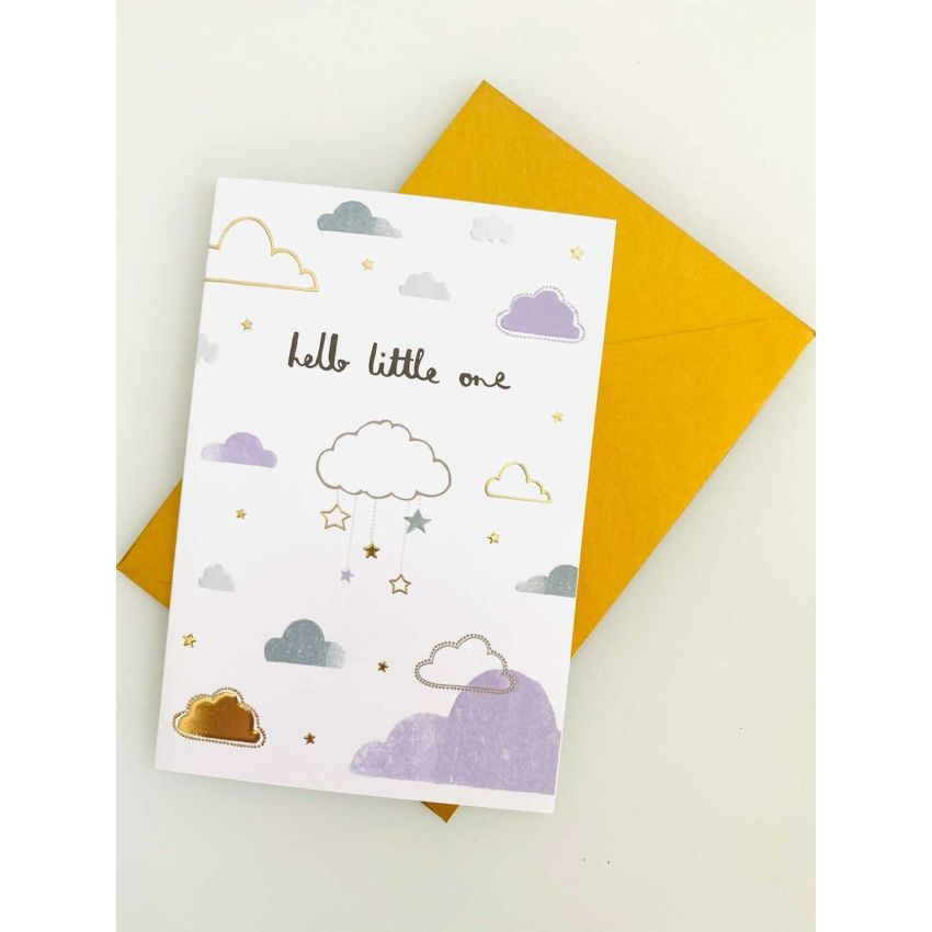 Grusskarte zur Geburt: Hello little One