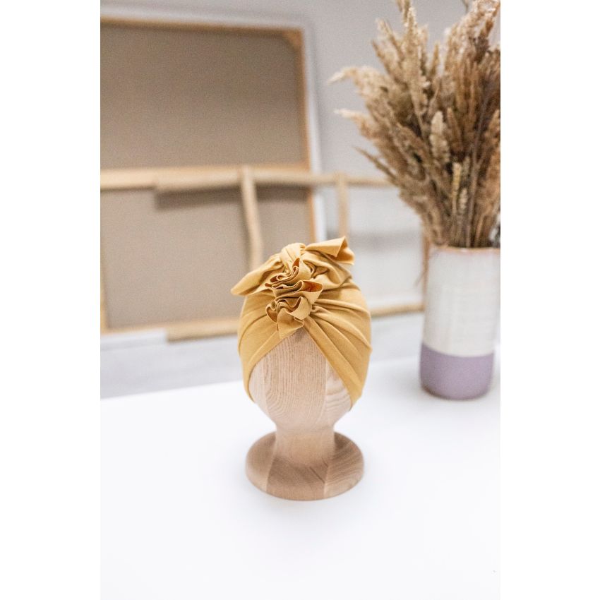 Looks by Luks -  Turban Basic light Mustard