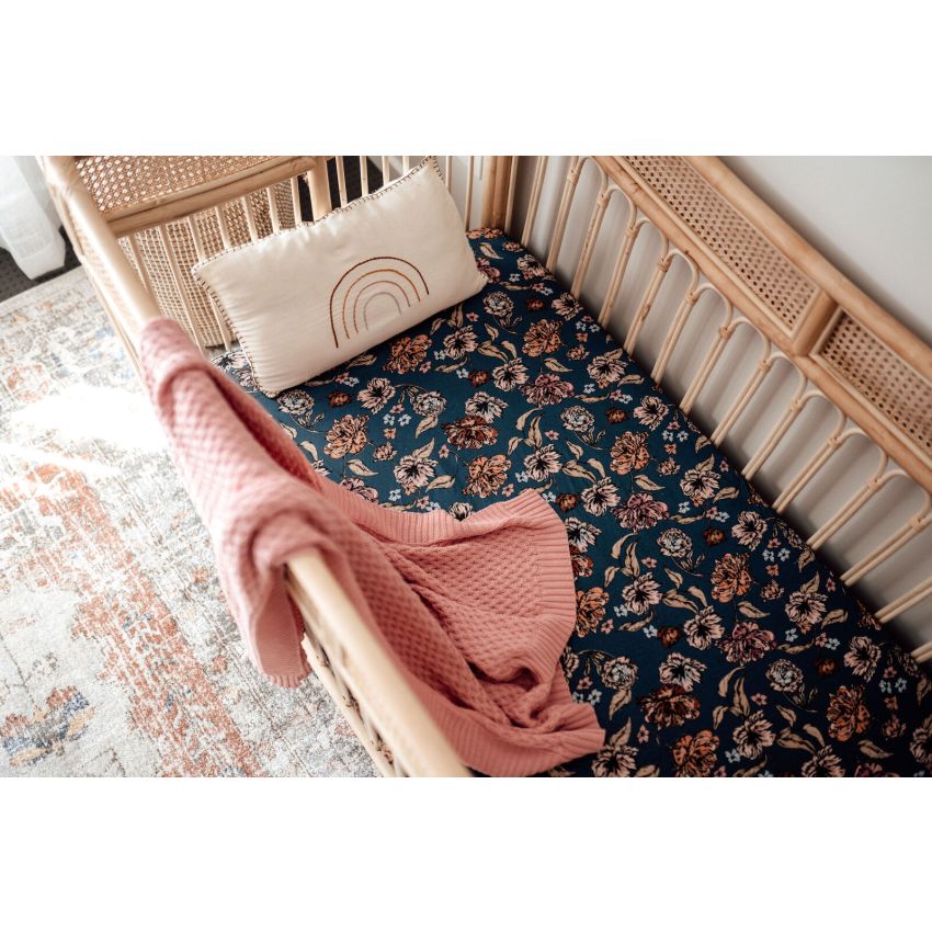 Snuggle Hunny - Diamond Strickdecke Lachs