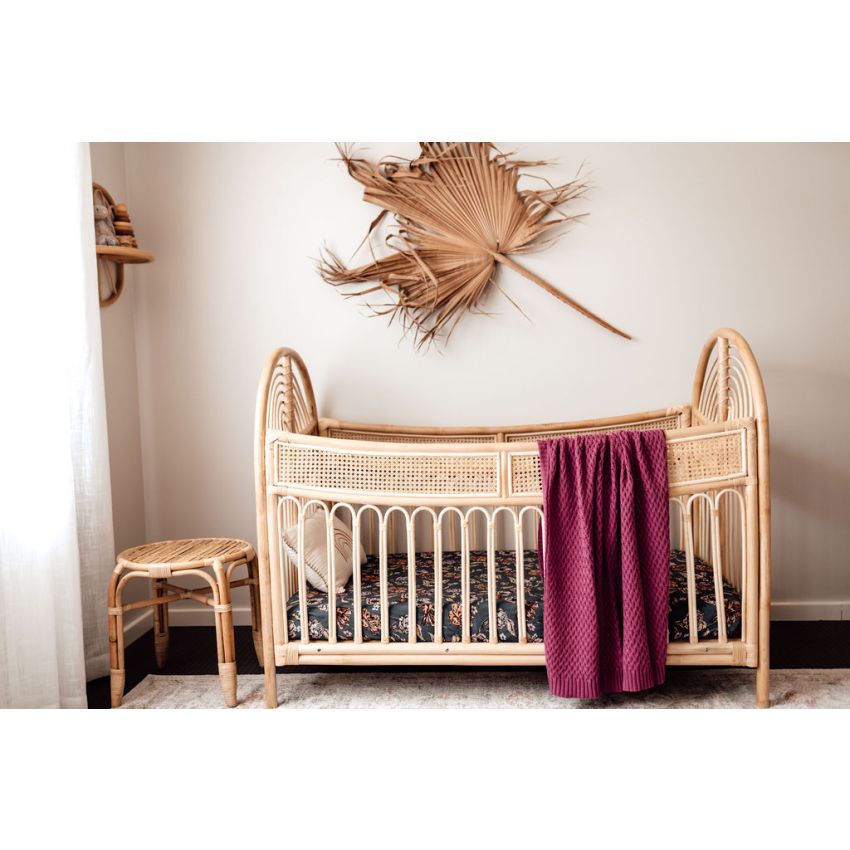 Snuggle Hunny - Diamond Strickdecke Mauve