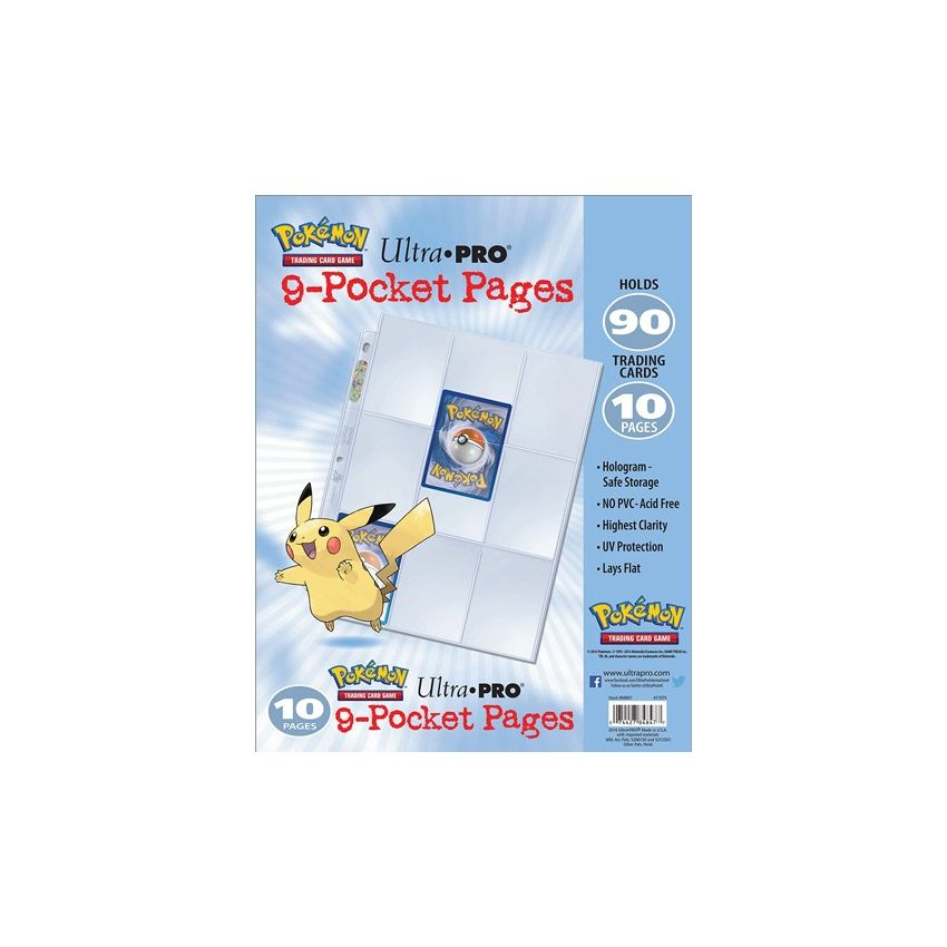 Ultra Pro - Pokémon 9-Pocket, 10 Seiten