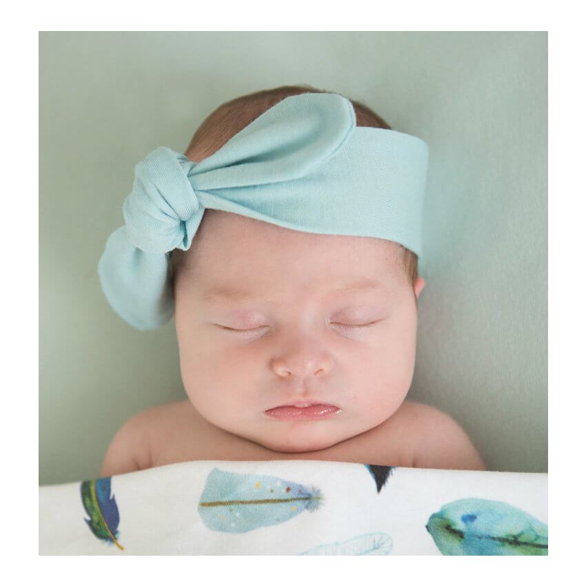 Snuggle Hunny - Merinowolle Haarband spearmint