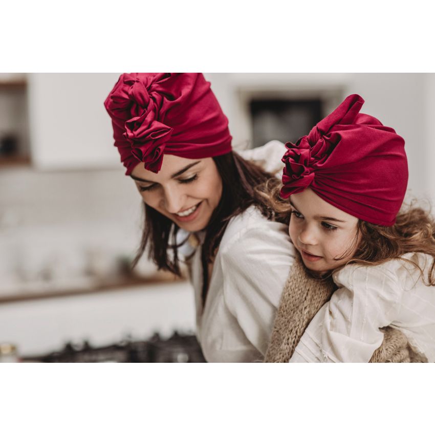 Looks by Luks -  Turban Organic Burgundy