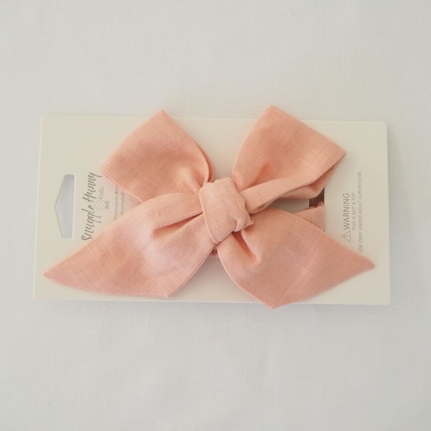 Snuggle Hunny - Leinen Haarband rust