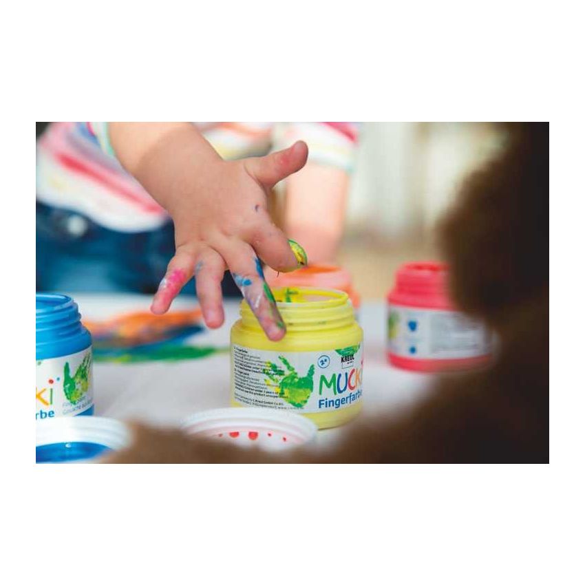 KREUL - MUCKI Fingerfarbe 4er Set 150 ml