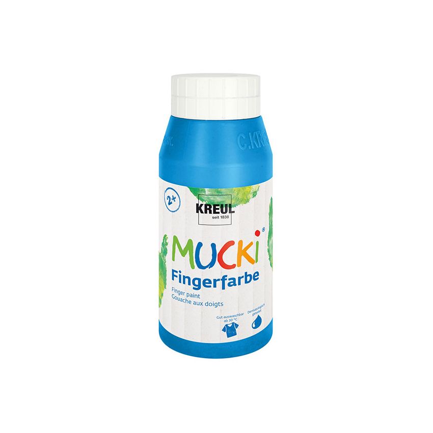 KREUL - MUCKI Fingerfarbe Blau, 750 ml