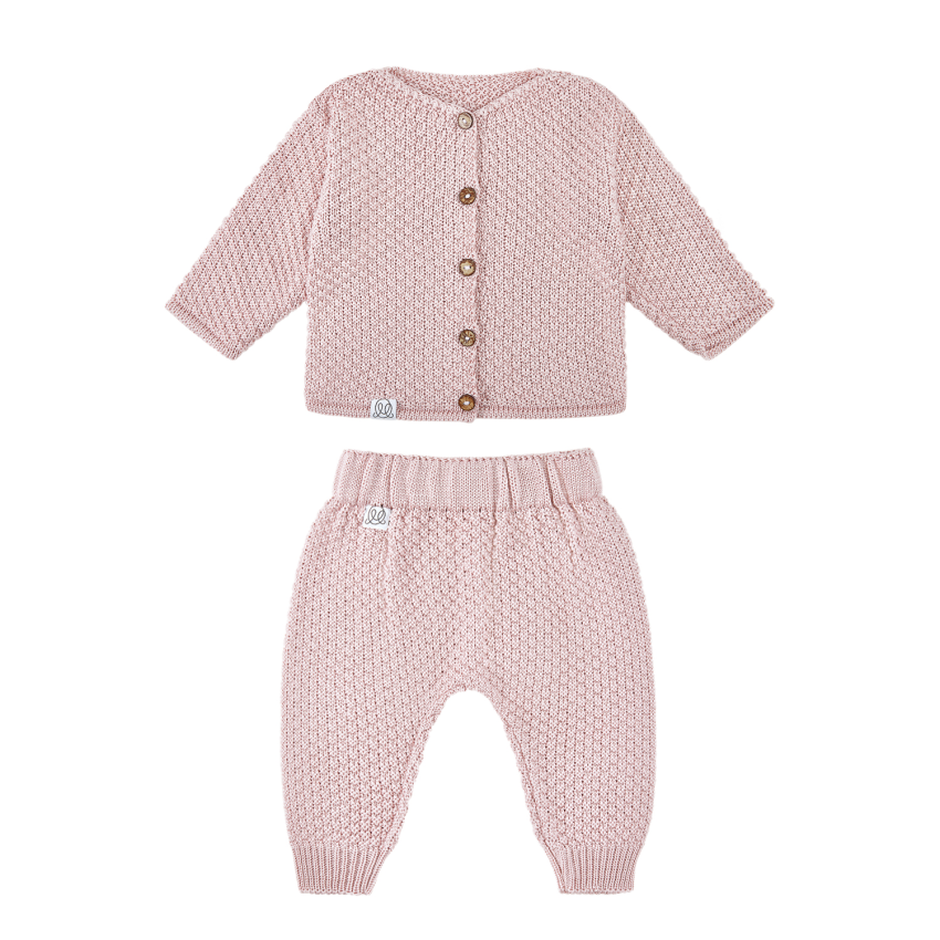 Maylily - Kleiderset Bambus- Strick Dusty Pink