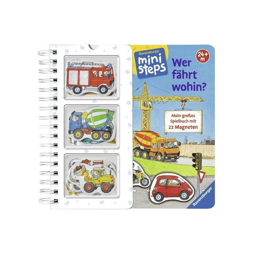 Ravensburger - Wer fährt wohin? Magnet- Spielbuch