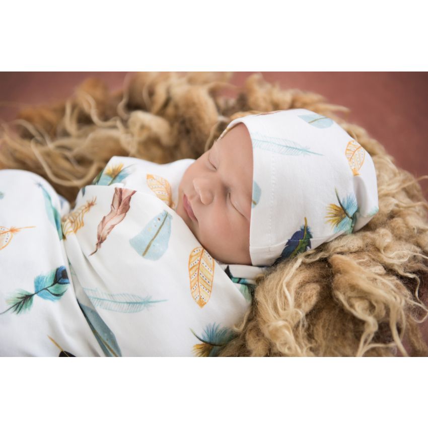 Snuggle Hunny - Swaddledecke Dreamweaver mit Beanie