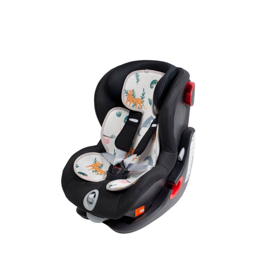 LEOKID - Anti- Schwitz 3D Einlage Kinderwagen / Autositz Animal Friends Baby