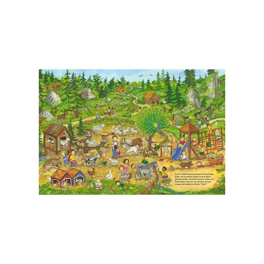 Loewe Verlag - Wimmelbuch Viel los im Wald