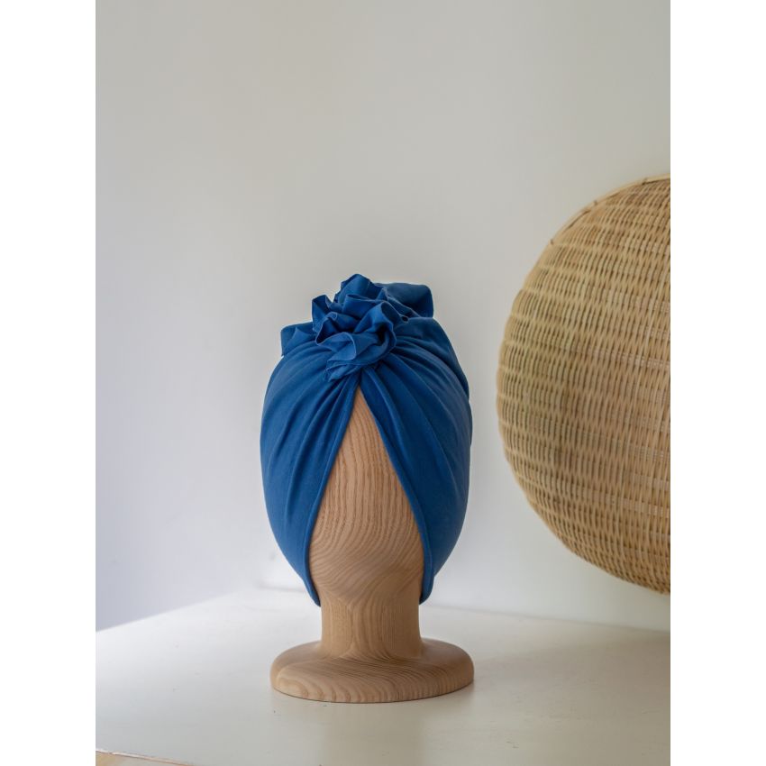 Looks by Luks -  Turban Organic Steel blue