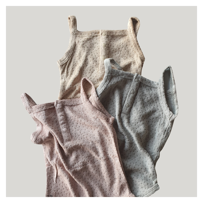 Susukoshi - Träger- Body Teddy - Mikrofrottee Eukalyptus