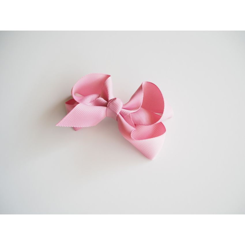 Snuggle Hunny - Satin Haarclip Mäschchen Dusty Pink medium