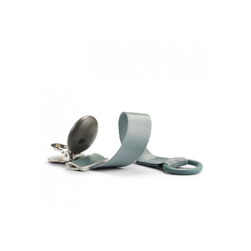 Elodie - Schnuller- Band Wood Collection Mint Hazy Jade