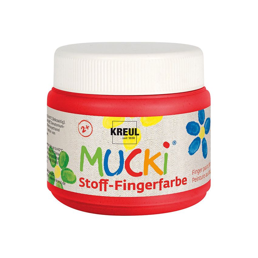 KREUL - MUCKI Fingerfarbe Rot 150 ml