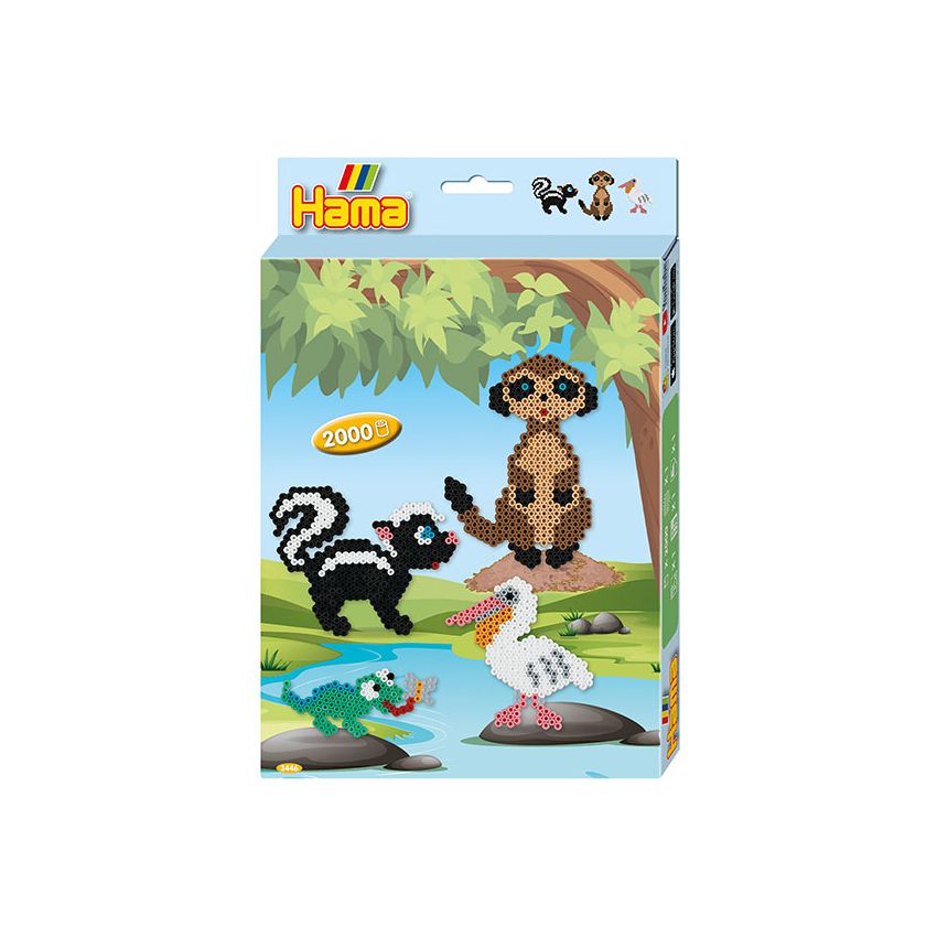 Hama - Midi Bügelperlen Geschenkpackung Wildtiere