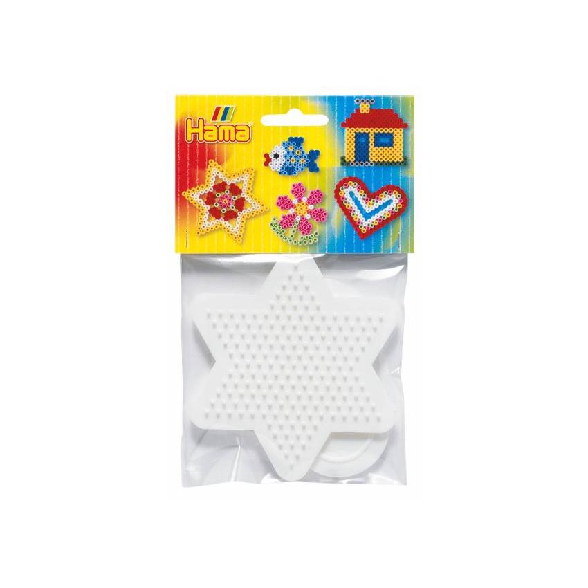 Hama - Midi Stiftplatten 2er Set Herz und Stern