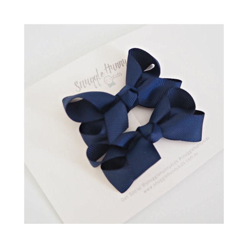 Snuggle Hunny - 2er Set Haarclip Navy Blue
