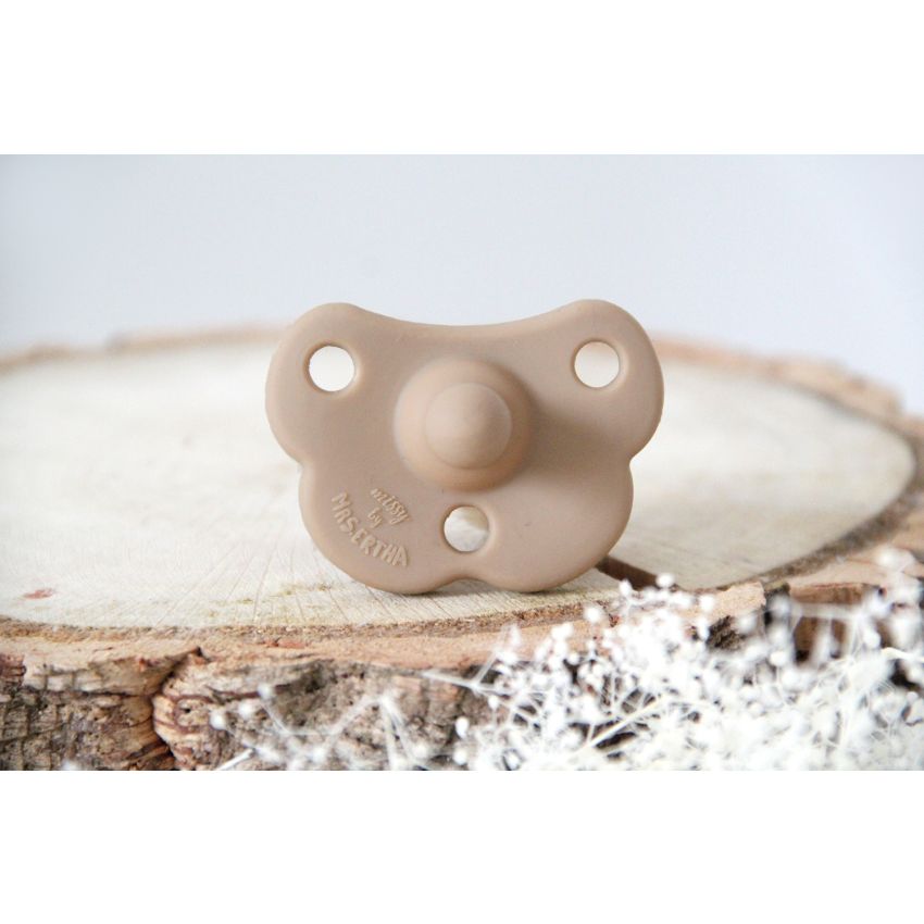 Mrs Ertha - Silikon Schnuller Beige