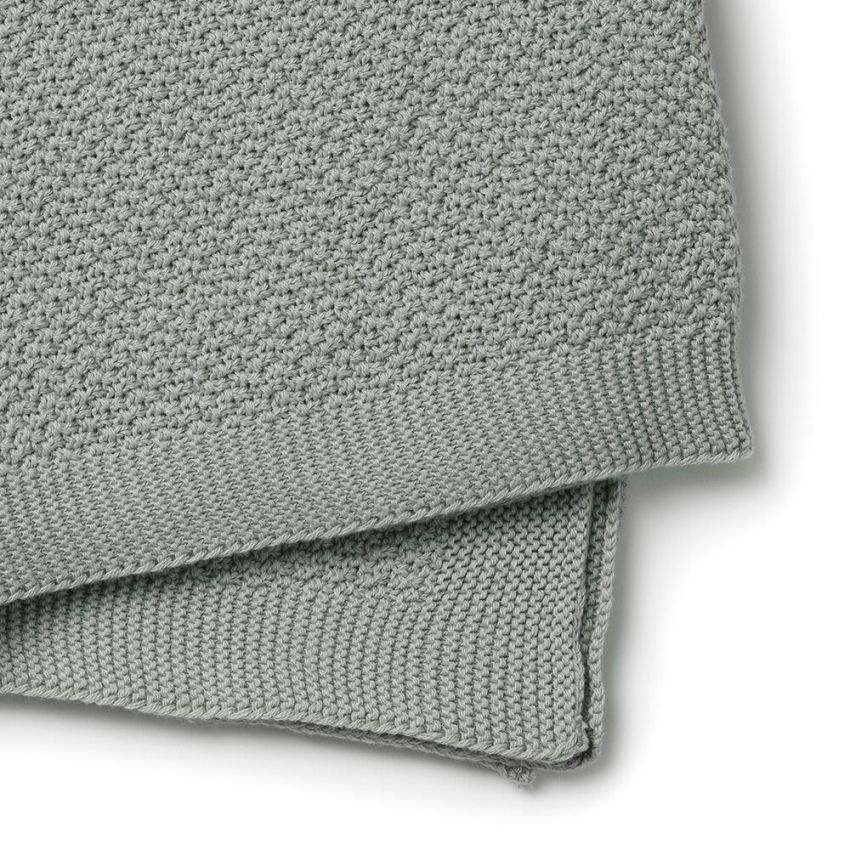 Elodie - Strickdecke Mineral Green