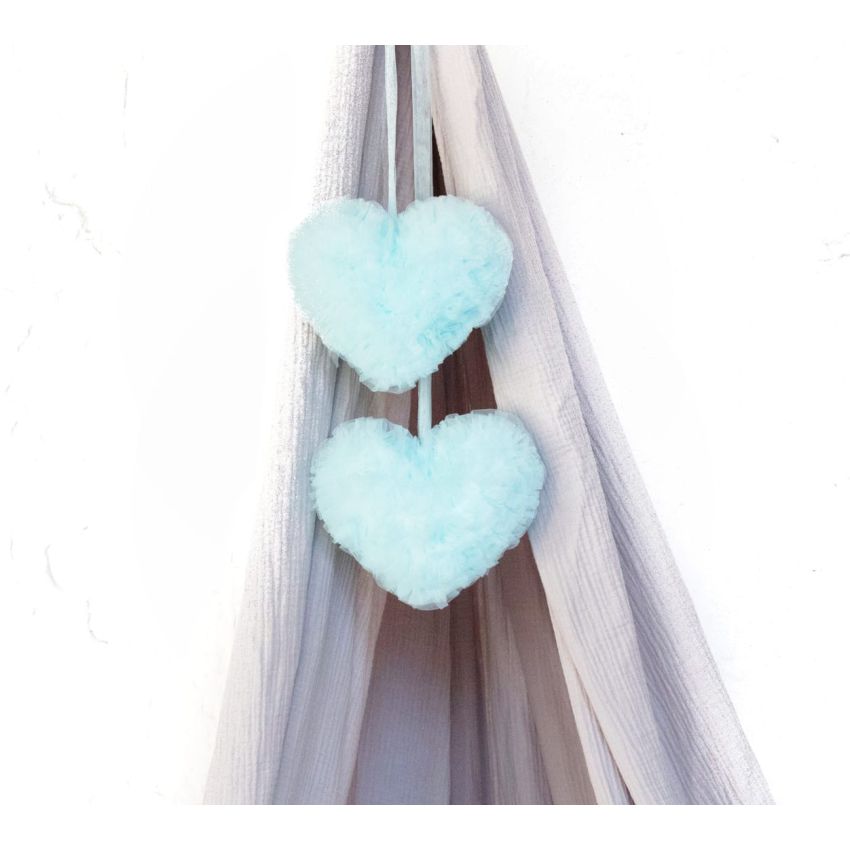 Solo un Sogno - Herz PomPom aqua