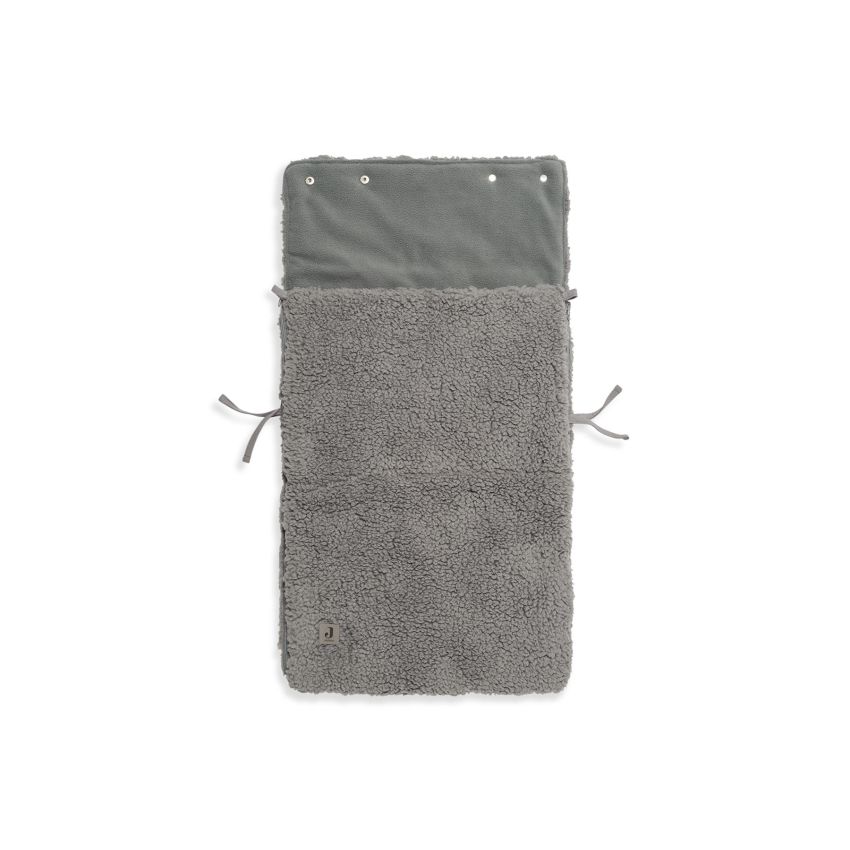 Jollein - Autoschale Fusssack Teddy Storm Grey