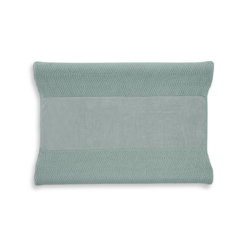 Jollein - Wickelmattenbezug River Strick Ash Green