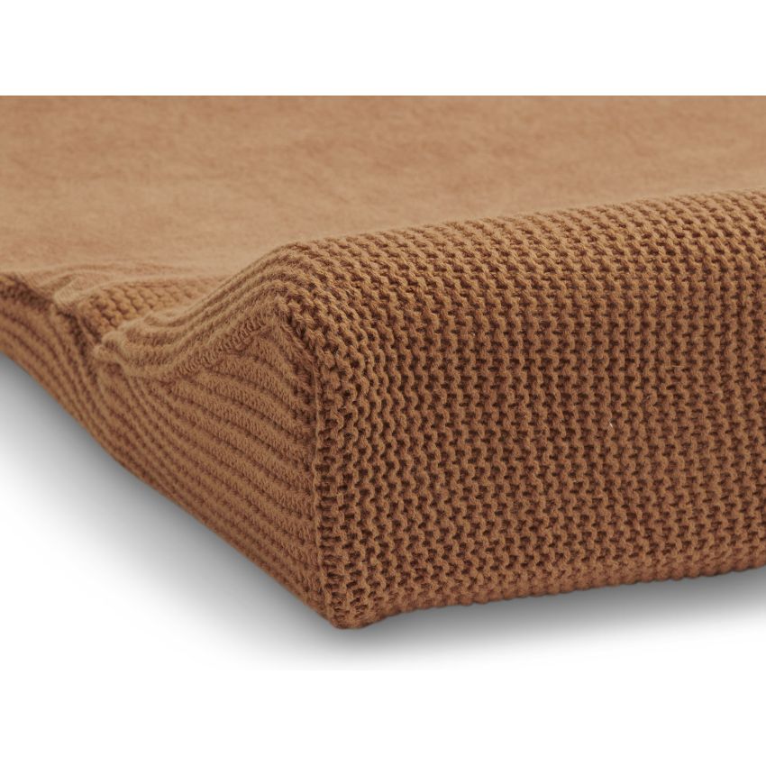 Jollein - Wickelmattenbezug Strick Caramel