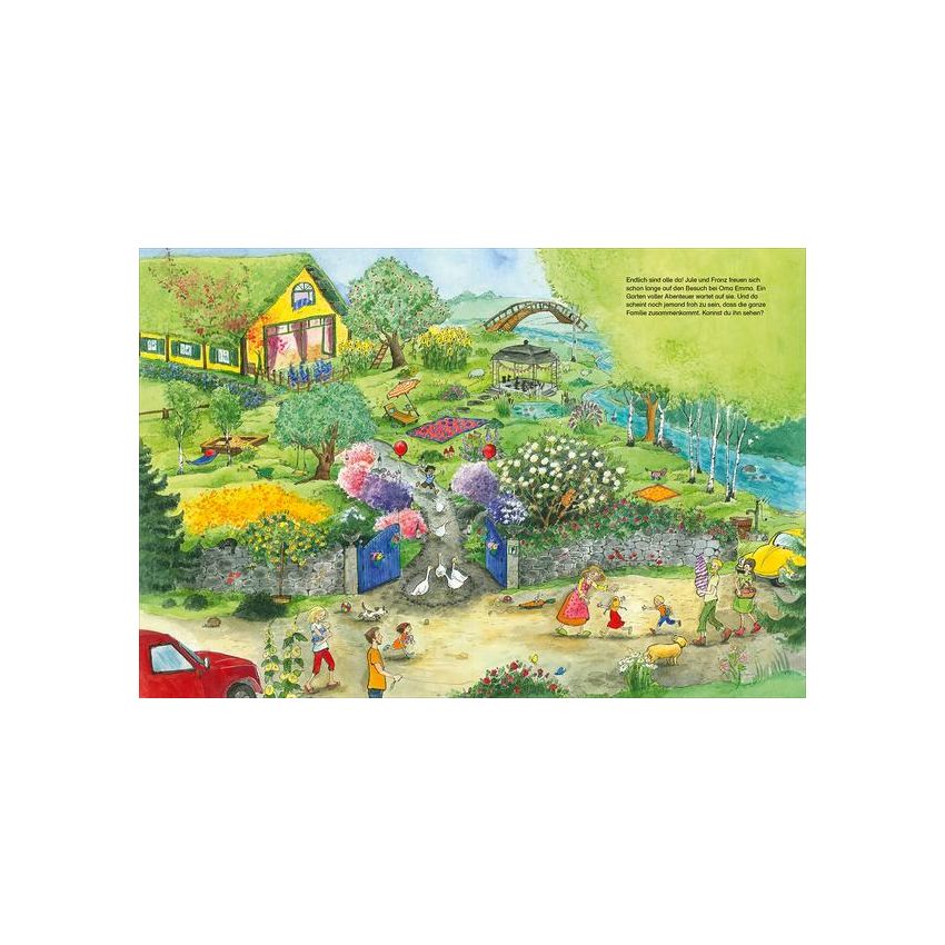 Loewe Verlag - Wimmelbuch Viel los im Garten