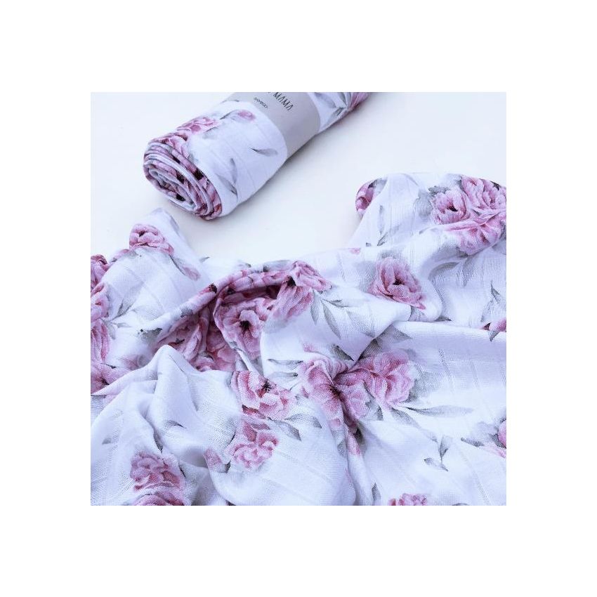 Qbana Mama - Bambus Muslin Blossom - Blossom 2er Set