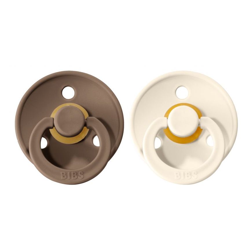 BIBS - Ivory / Dark Oak Gr. 2