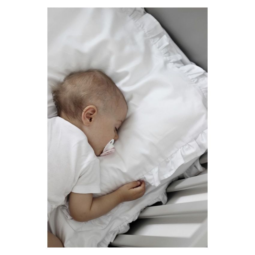 Cotton & Sweets - Bettwäsche Simply Glamour weiss gefüttert 80 x 100cm