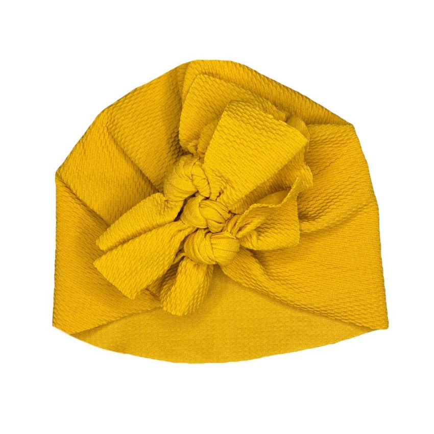ArchNOllie - Turban Knots gerippt Mustard