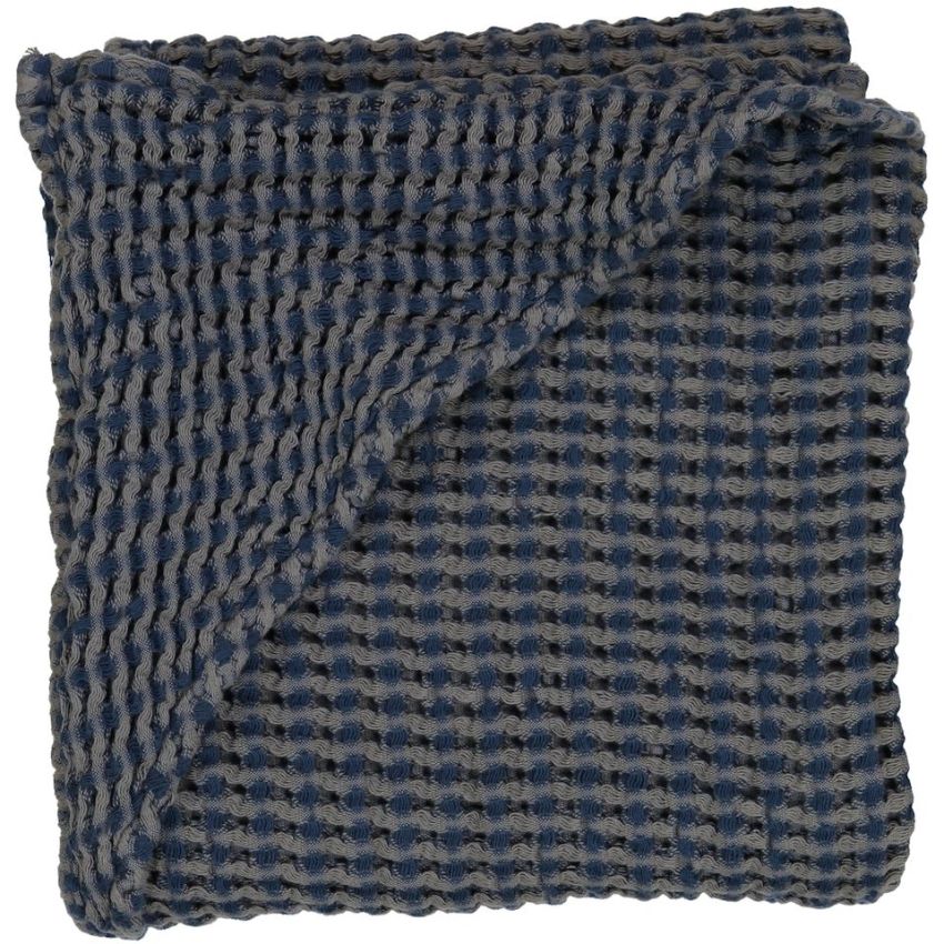 Hildestad Copenhagen - Waffel Badetuch Stormy Blue