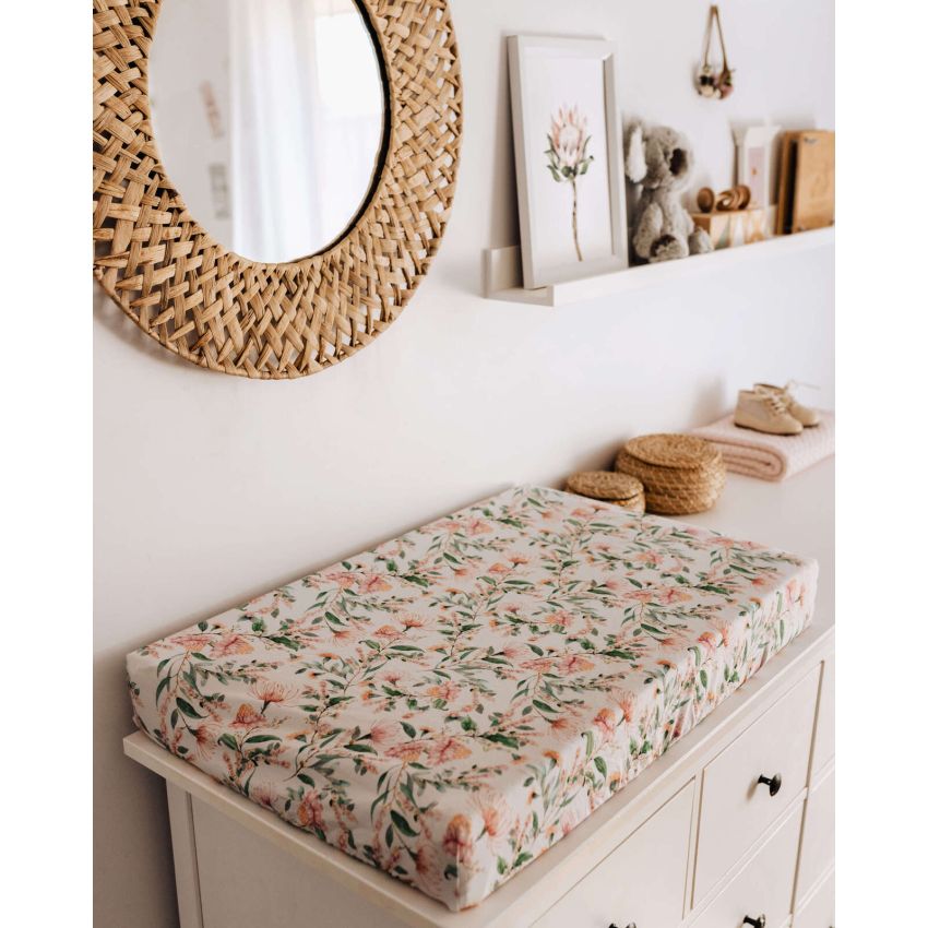 Snuggle Hunny - Spannbezug für Wiege, Kinderwagen & Wickelmatte Wattle