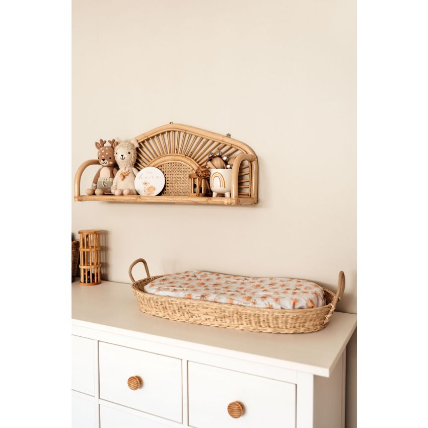 Snuggle Hunny - Spannbezug für Wiege, Kinderwagen & Wickelmatte Paradise