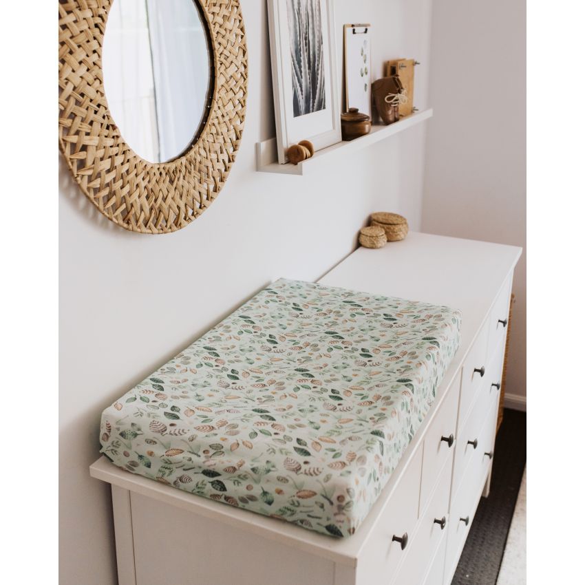 Snuggle Hunny - Spannbezug für Wiege, Kinderwagen & Wickelmatte Draintree